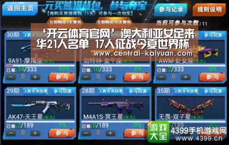 ‘开云体育官网’澳大利亚女足来华21人名单 17人征战今夏世