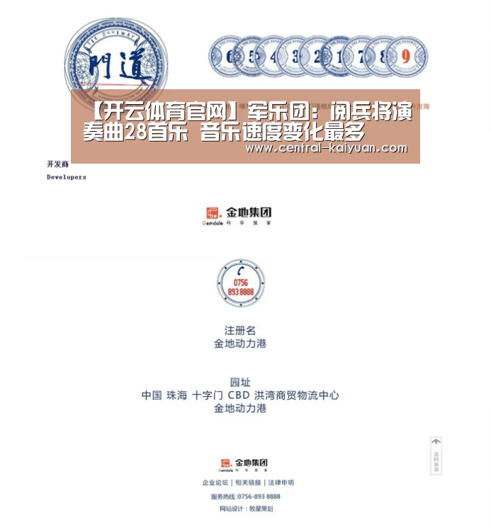 【开云体育官网】军乐团：阅兵将演奏曲28首乐 音乐速度变化最